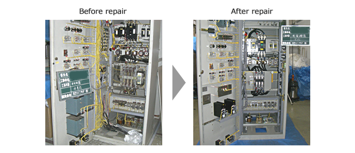 [Image] Generator panel (example of replacement of component taken back from the factory)